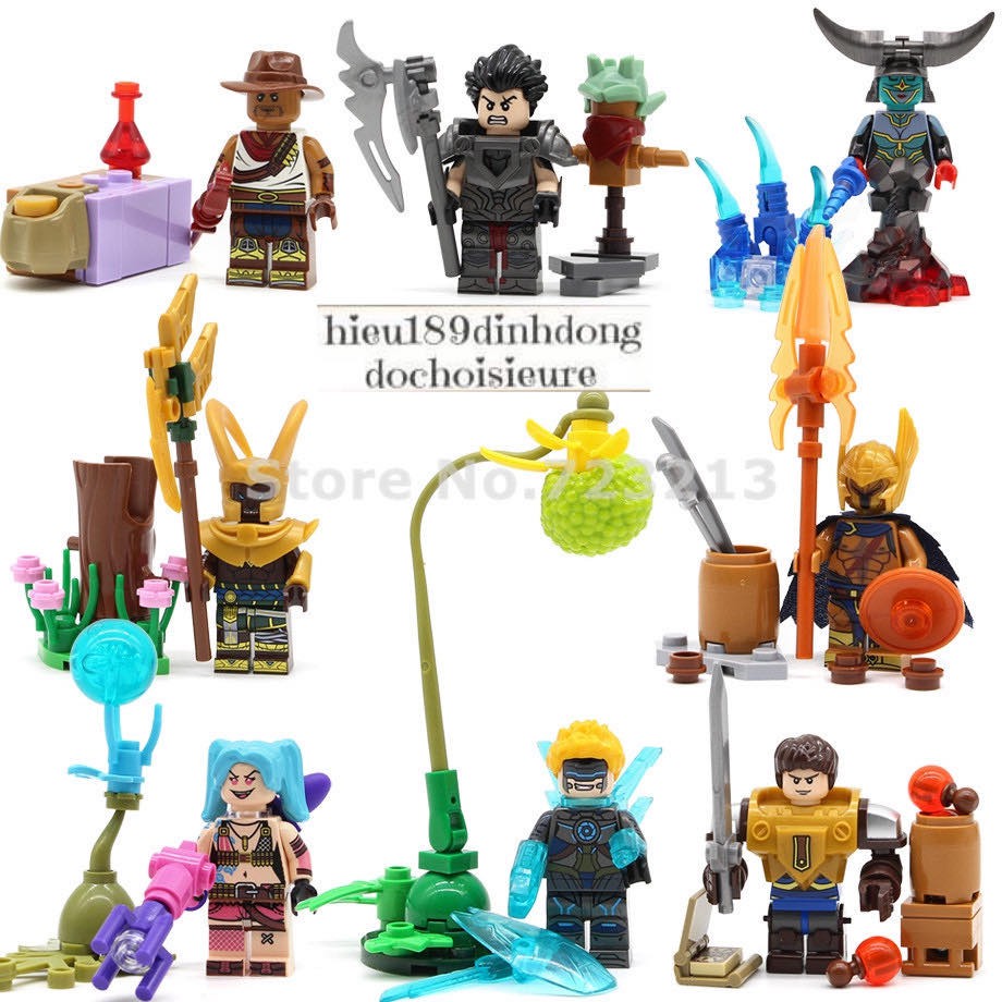 Lắp ráp xếp hình Lego Liên minh huyền thoại : 8 tướng mạnh hot