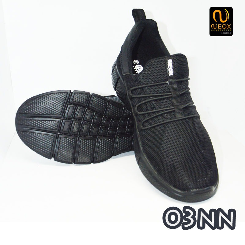 Giày Thể Thao Neox O3Nn Màu Đen Không Dây Thời Trang 2020
