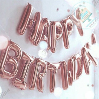 BỘ 13 bóng chữ HAPPY BIRTHDAY kiểu mới! cao 40cm