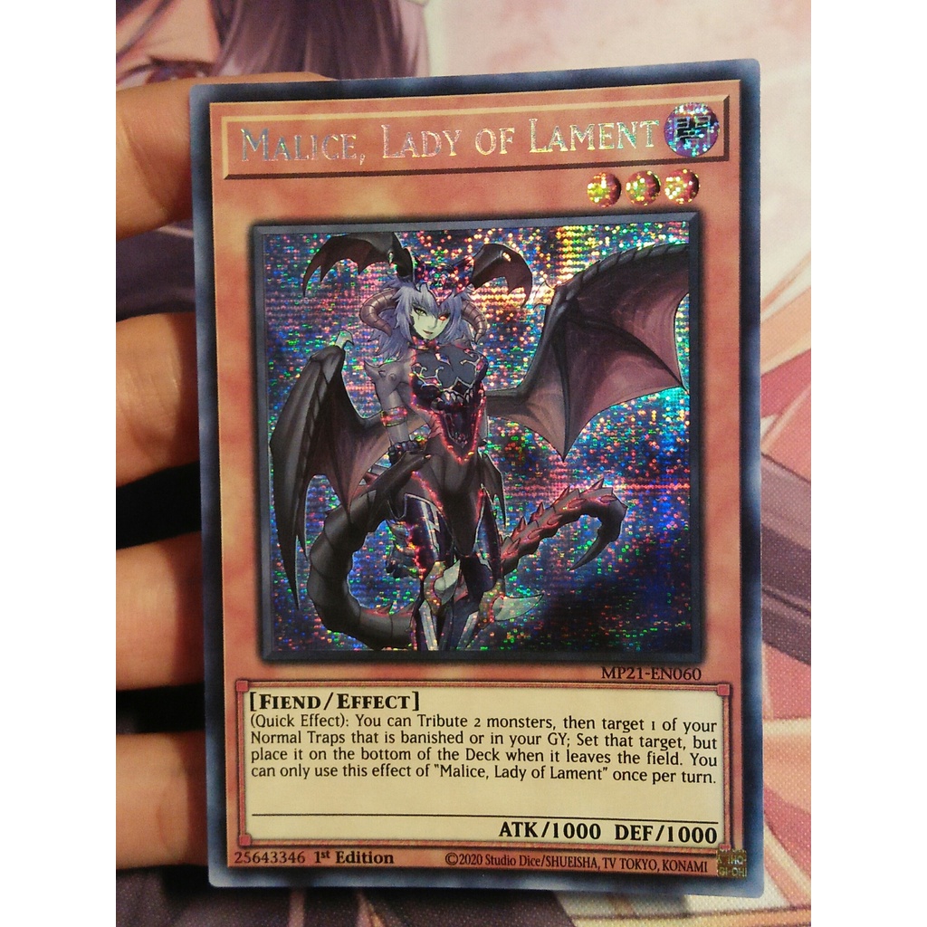 Thẻ Bài Yugioh: Malice, Lady Of Lament MP21-EN060