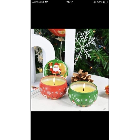 Nến NOEL nhiều màu xinh xắn