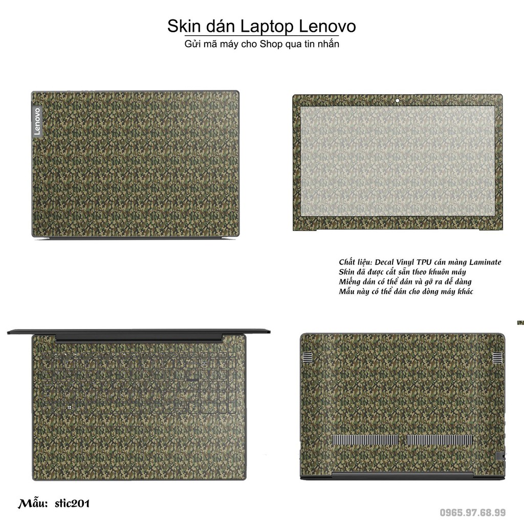 Skin dán Laptop Lenovo in hình Hoa văn sticker nhiều mẫu 32 (inbox mã máy cho Shop)