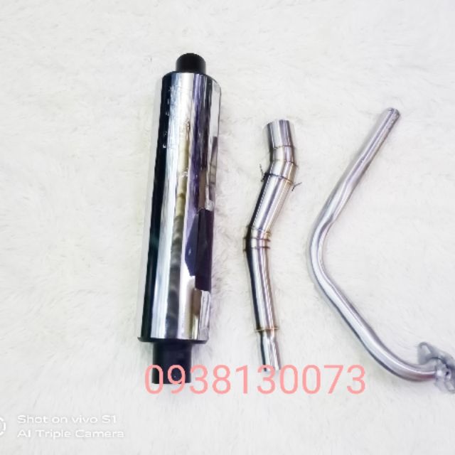 Lon pô RL kèm cổ hai khúc gắn ex150 winner và raider móc pxl tiếng no ấm ae vui lòng Liên hệ số đt in trên sản phẩm