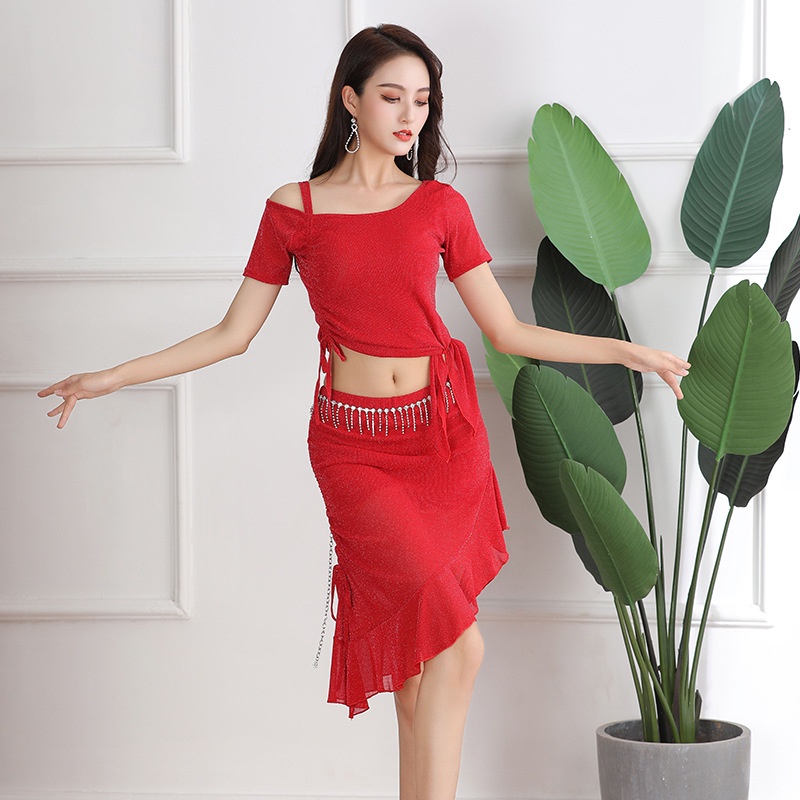 Bộ Trang Phục Luyện Tập Múa Bụng Plus Size Slimmer Look Modal Silver Cho Người Mới Bắt Đầu 5