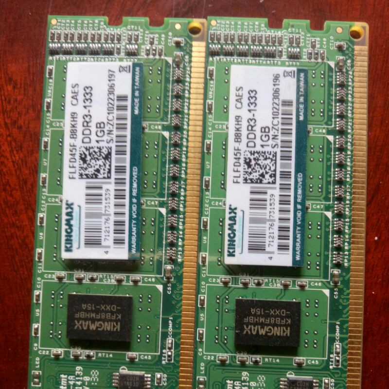 combo 2 thanh ram ddr3 1G | WebRaoVat - webraovat.net.vn