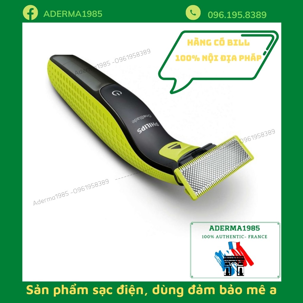 Máy cạo râu Phiplips onle blade, hàng mua tại siêu thị pháp, nội địa pháp.