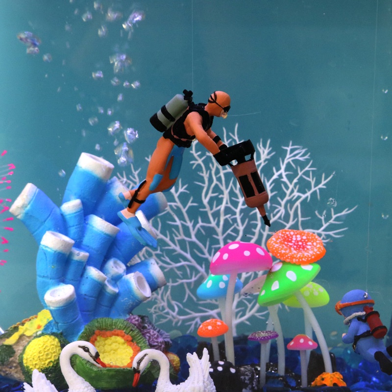 Hòn Non Bộ Nhân Tạo Nổi Trên Mặt Nước Dùng Trang Trí Bể Cá