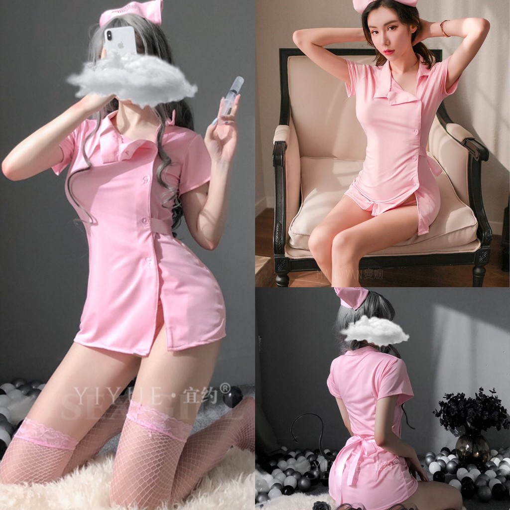 Đồ ngủ y tá 💝 Free ship 💝 Cosplay nữ bác sĩ hóa trang quyến rũ sexy