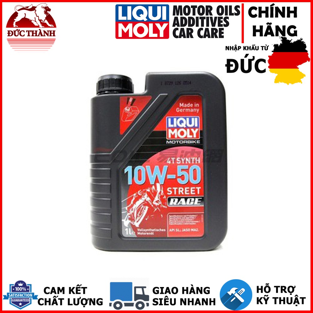 Nhớt Liqui Moly dành cho mô tô phân khối lớn Exciter Racing Liqui Moly 10w50 1L