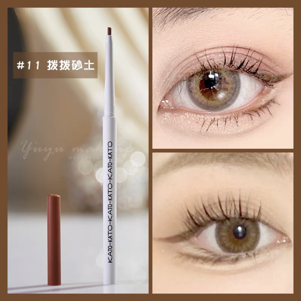 Bút kẻ mắt Kato lâu trôi chống thấm nước không nhòe cao cấp phù hợp cho người mới bắt đầu