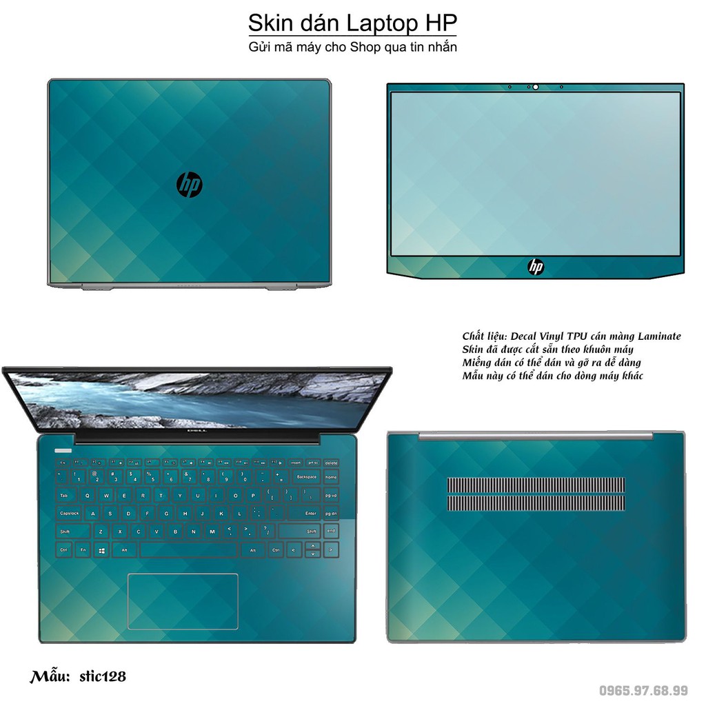 Skin dán Laptop HP in hình Hoa văn sticker nhiều mẫu 21 (inbox mã máy cho Shop)