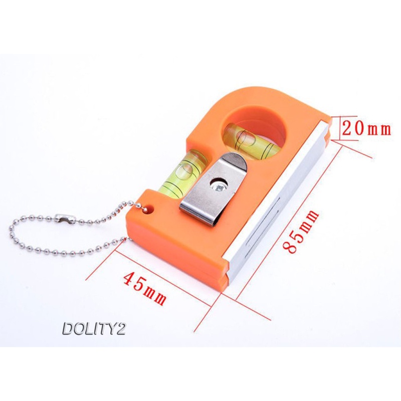 [Dolity2] Thước Đo Độ Bong Bóng Ngang / Dọc Mini Có Móc Khóa Từ Tính