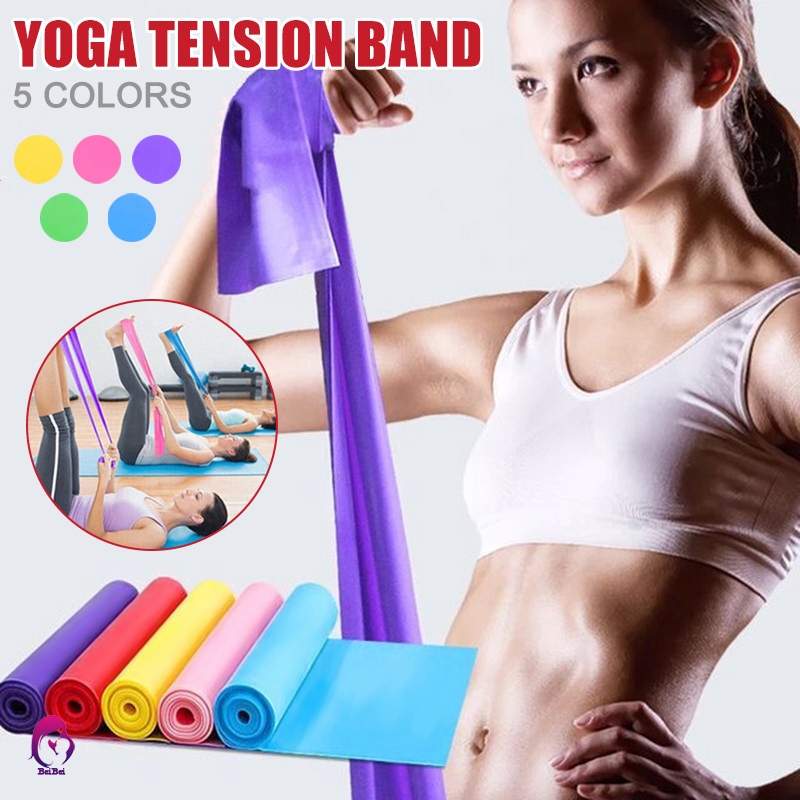 【Hàng mới về】 Resistance Band Non Slip Elastic Pulling Exercise for Home Fitness Yoga Training