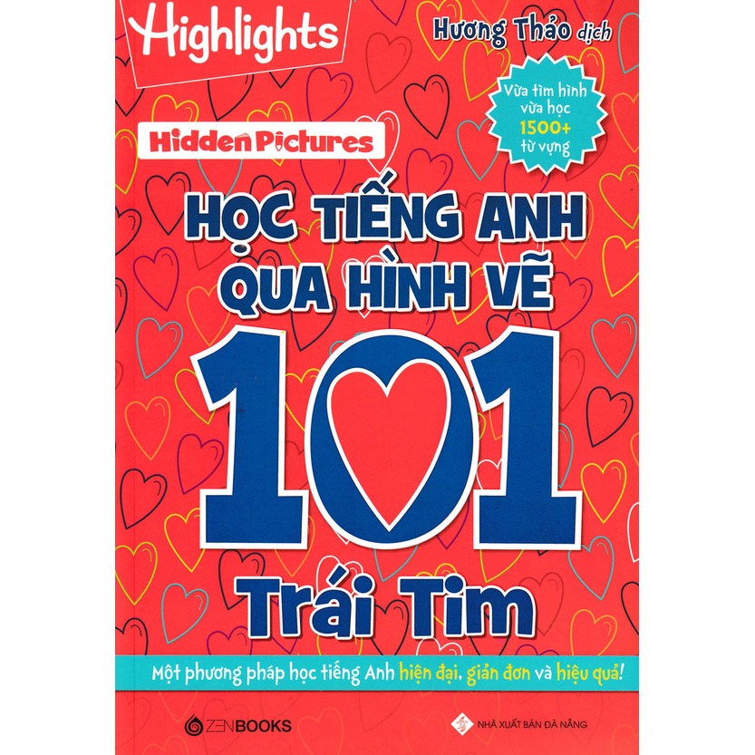 Sách - Highlights - Học Tiếng Anh Qua Hình Vẽ - 101 Trái Tim