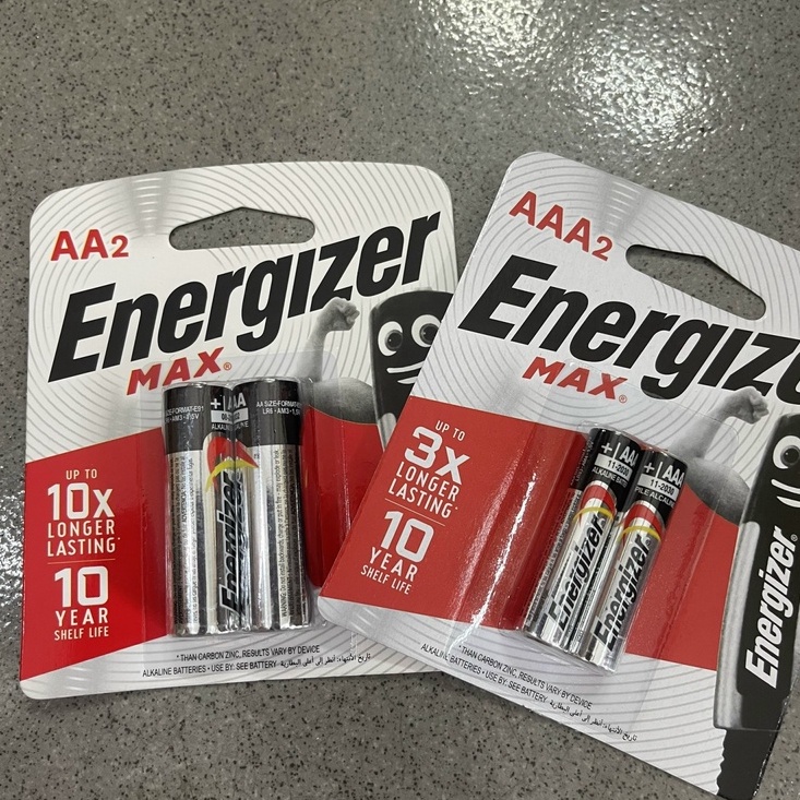SỈ Vỉ 2 viên Pin Energizer AA và AAA MAX LR6 (Pin tiểu)