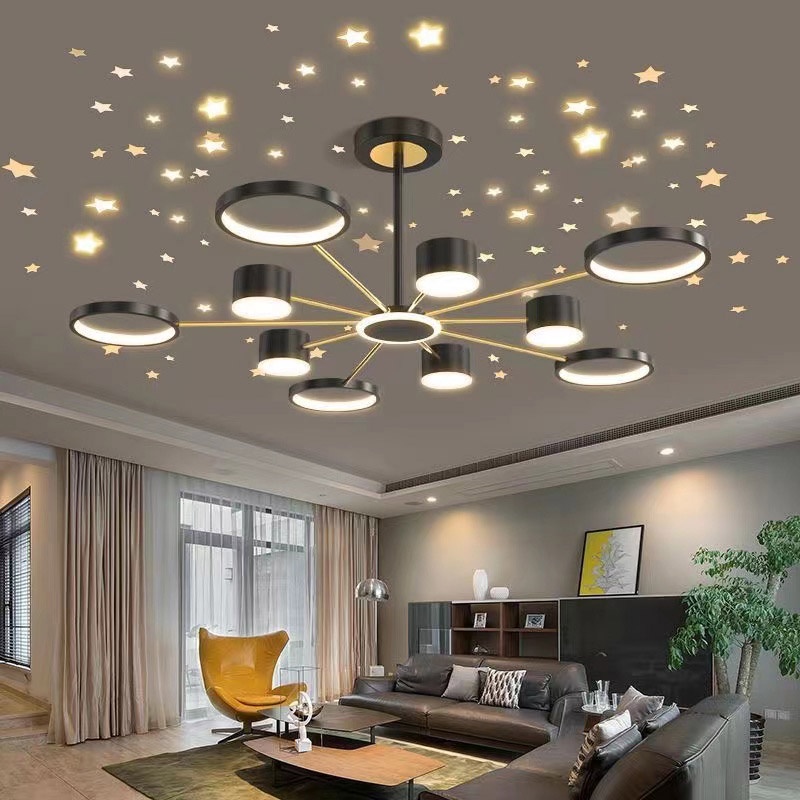 IKEE BàN ĂN BắC ÂU Đèn Ốp Trần Led ĐèN Treo Trần Đèn Chùm Phòng Ngủ Hiện Đại Phòng Khách GiảN ĐèN Thả Trang Trí