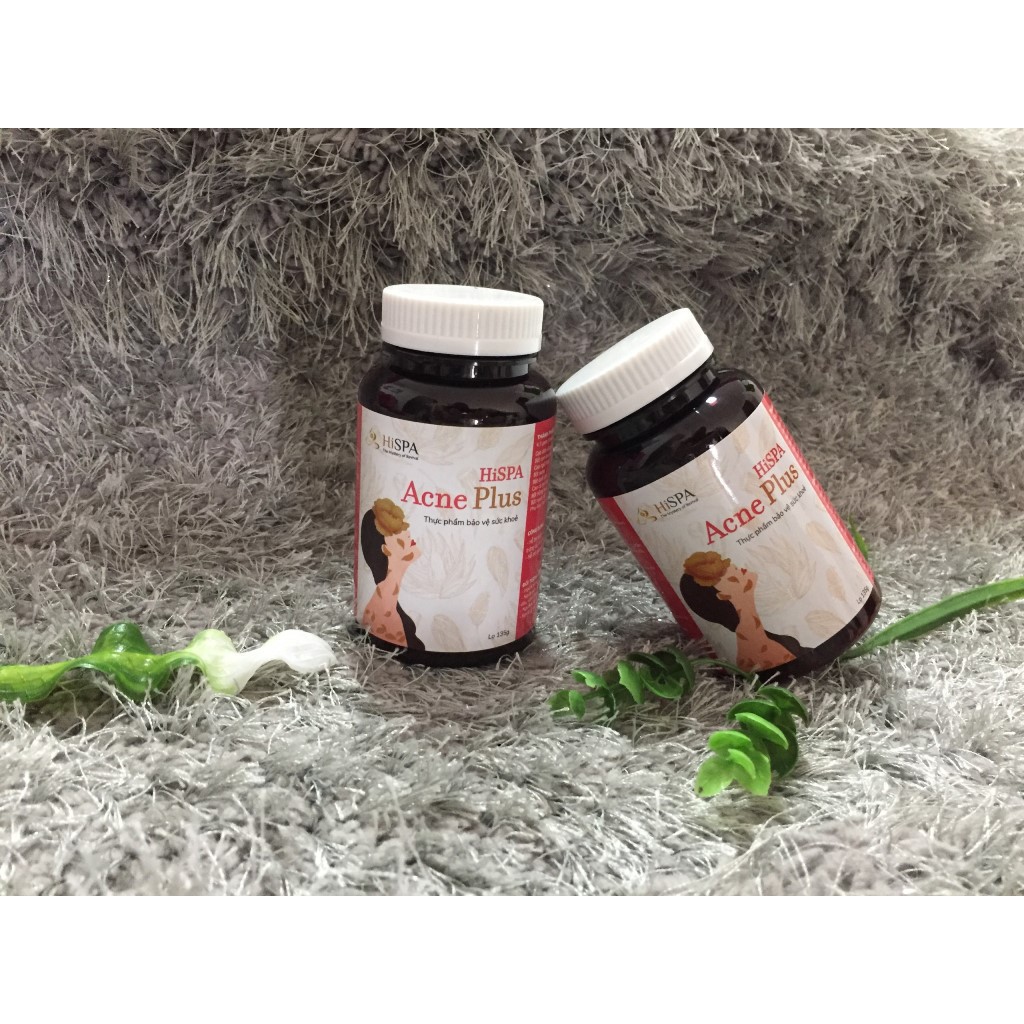 Viên uống hỗ trợ hết mụn đầu đen, kiềm dầu, nám dứt điểm tận gốc làm đẹp sáng da từ bên trong thải độc HiSPA AcnePlus | BigBuy360 - bigbuy360.vn