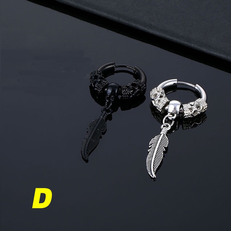 Bông Tai Tròn Bằng Thép Titan Không Gỉ Họa Tiết Rồng Phong Cách Hip Hop Nhật Hàn Thời Trang Cho Nam Và Nữ