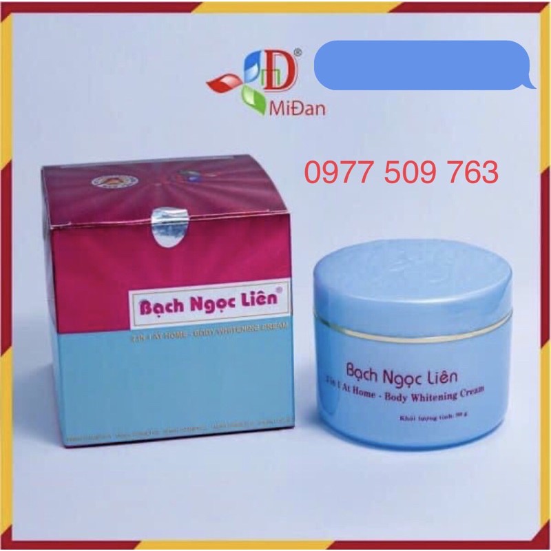 Kem Bạch Ngọc Liên dưỡng trắng da body - xanh 90gr