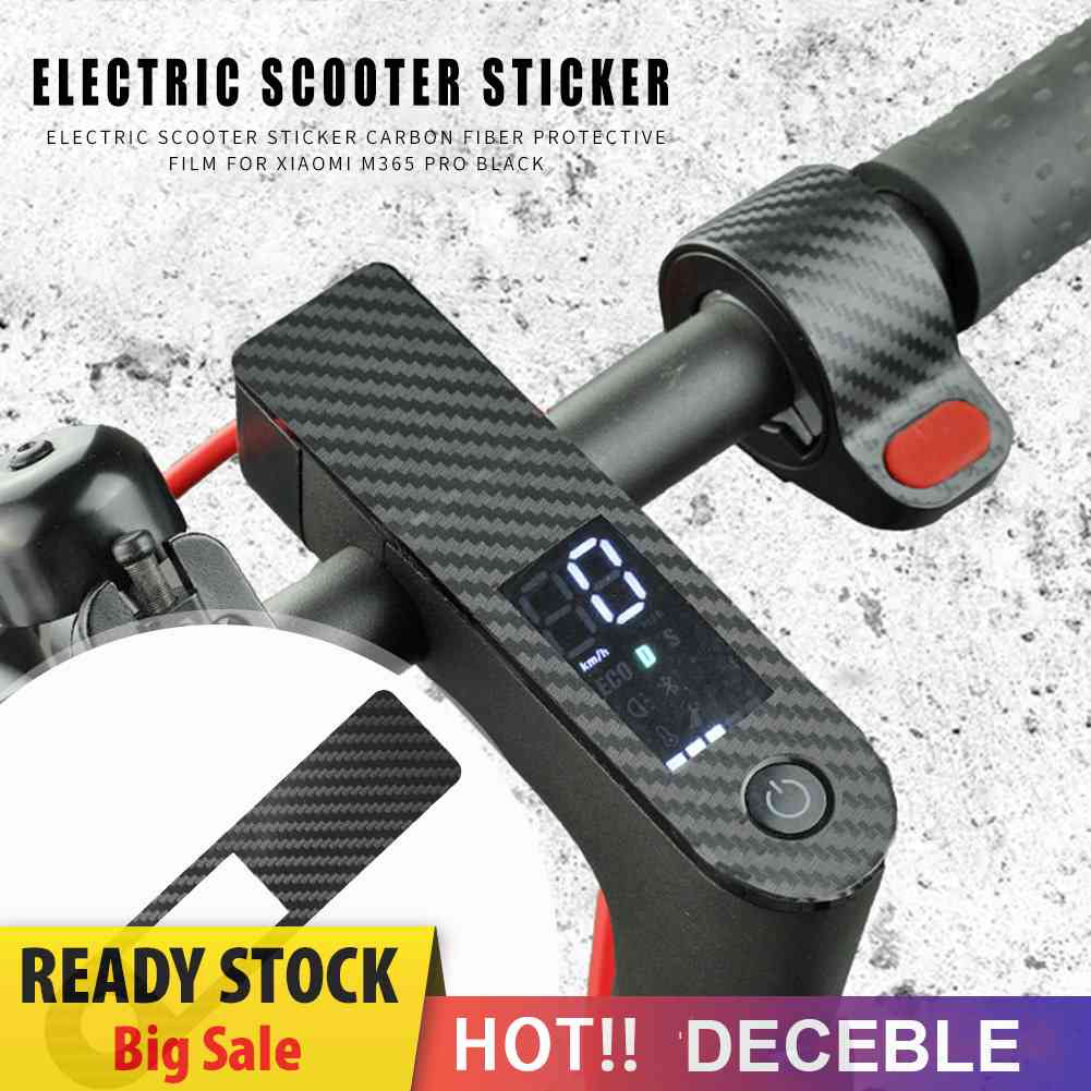 Miếng Dán Trang Trí Xe Scooter Điện Xiaomi M365 Pro Bằng Sợi Carbon