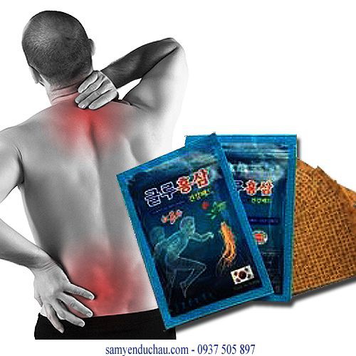 Cao Dán Hồng Sâm Glu Xanh Hàn Quốc