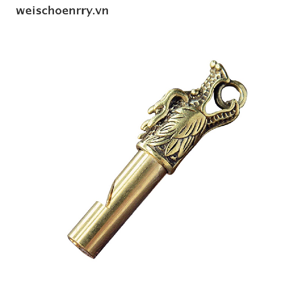 Còi Thổi Xe Hơi Hình Đầu Rồng Bằng Đồng Thau Làm Thủ Công