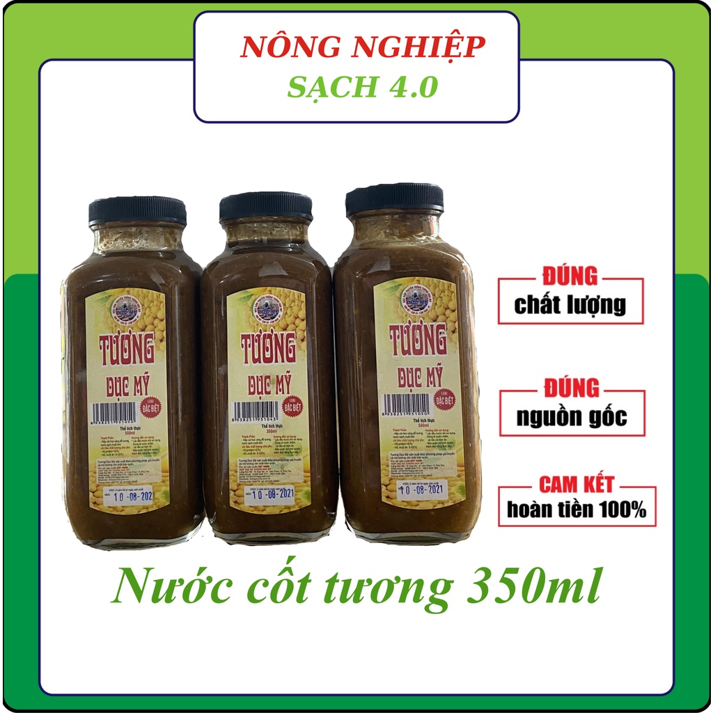 Tương bần nước cốt tương quê tôi Dục Mỹ Phú Thọ Đặc sản xuất khẩu Chai 350ml bổ sung vừng đen tốt cho sức khỏe