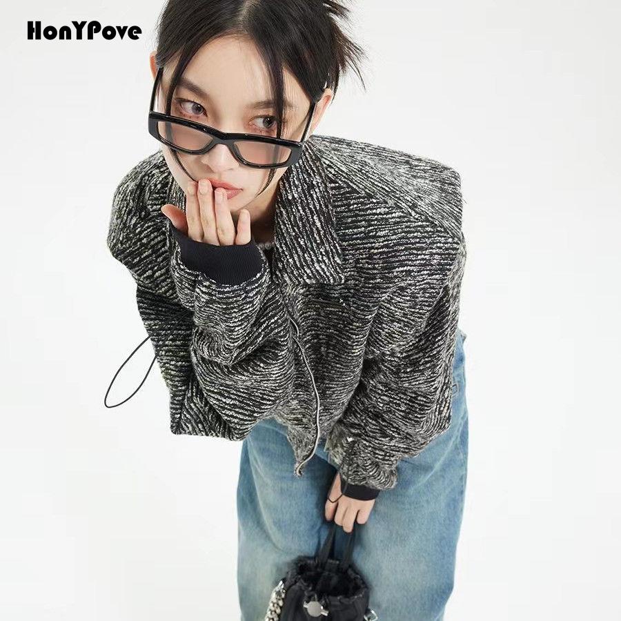 Honypove Áo Khoác Thời Trang Mùa Thu Cho Nữ