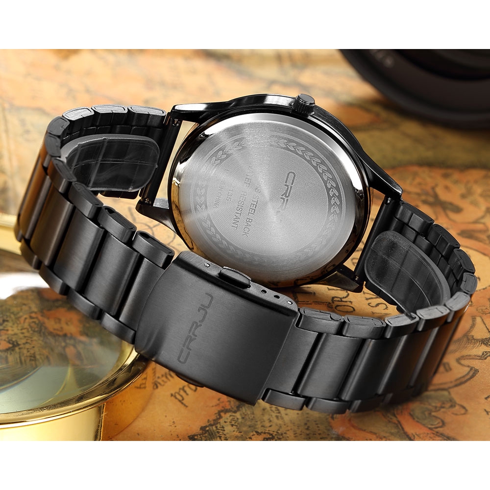 Đồng Hồ Đeo Tay CRRJU 2135 Chống Nước Bằng Inox Phong Cách Thể Thao Cho Nam | BigBuy360 - bigbuy360.vn