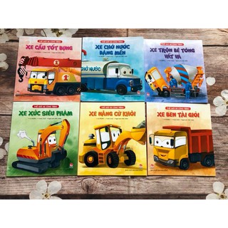 SÁCH thế giới xe công trình (bộ 6 cuốn)