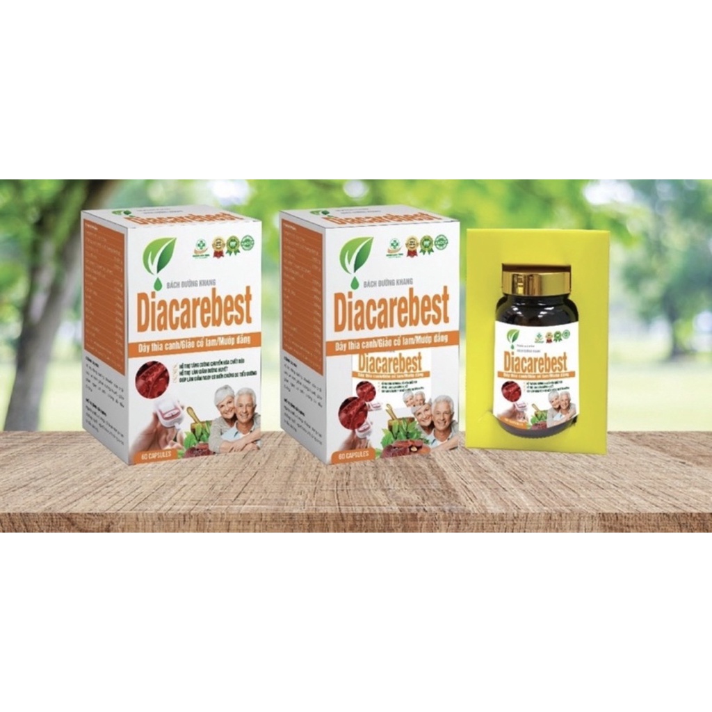 DIACAREBEST BÁCH ĐƯỜNG KHANG_ DÂY THÌA CANH, GIẢO CỔ LAM, MƯỚP ĐẮNG