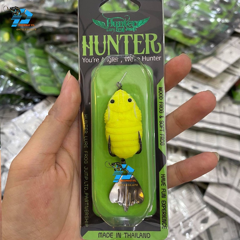 Mồi Câu Lure Thái Lan Hunter V4 Cực Nhạy Có 5 Màu