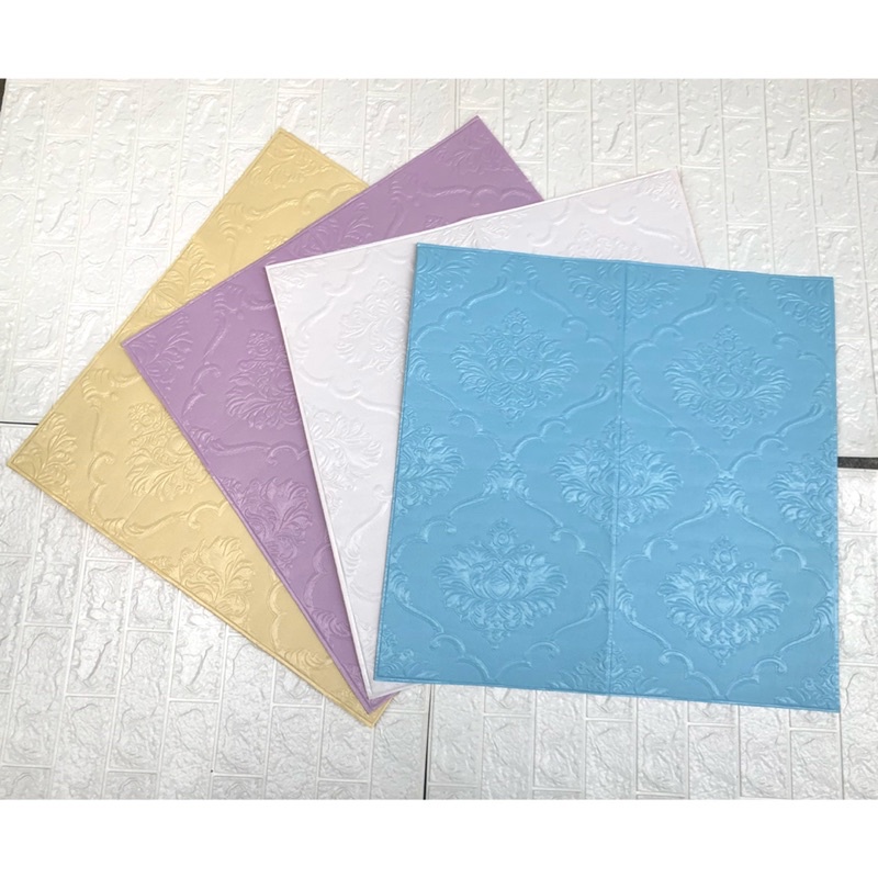 Xốp dán tường 3D HOA VĂN CỔ ĐIỂN 70x70cm