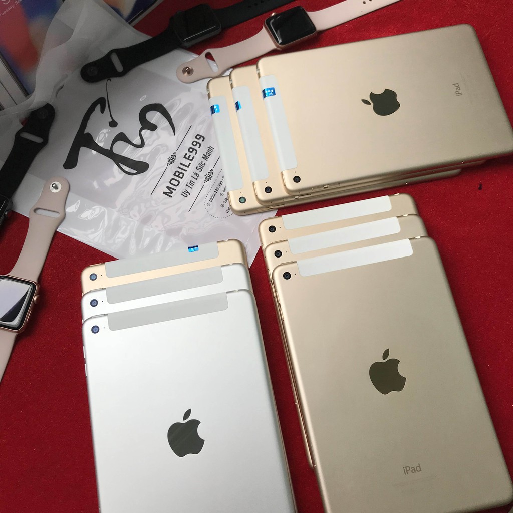 [Mã ELMT1M5 hoàn 6% đơn 1.5TR] iPad Mini 4 - 16G /32G /64GB (Wifi + 4G) - Zin Đẹp 99% - Tặng Bao Da | BigBuy360 - bigbuy360.vn