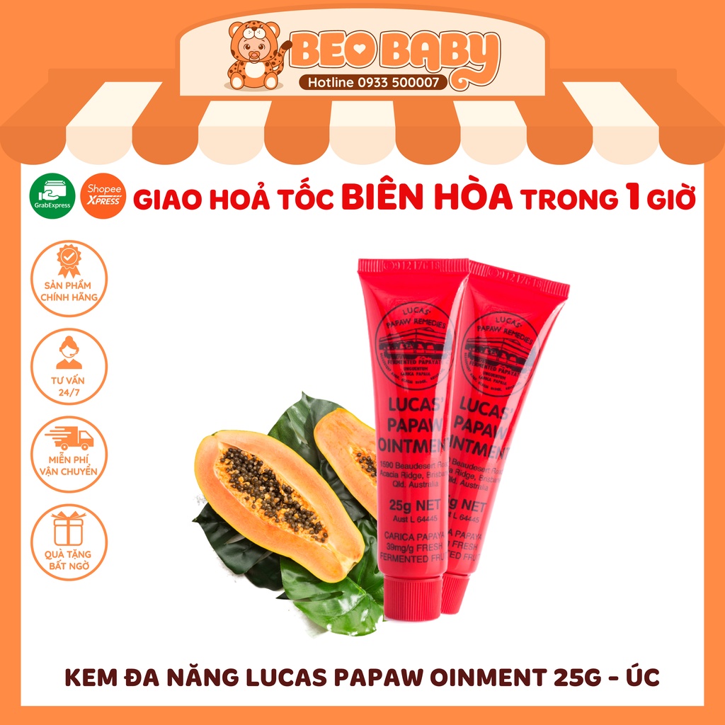 Kem Đa Năng Lucas Papaw Oinment 25g - Úc