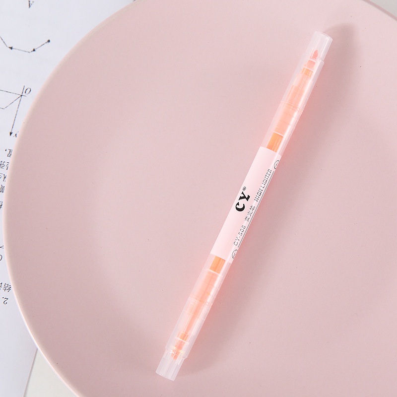 Korean double-ended marker 6 color student marker marker marker color pen