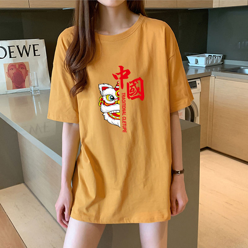 NRVP Áo Thun 100% Cotton Tay Ngắn Thời Trang Hàn Quốc Cho Nữ