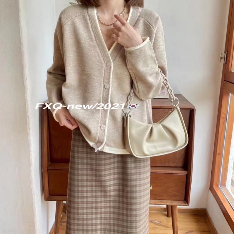 ÁO KHOÁC LEN CARDIGAN KIỂU VINTAGE