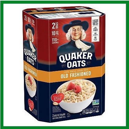 Yến Mạch Quaker Oats Mỹ ( Nguyên hạt cán mỏng ) 4,52kg