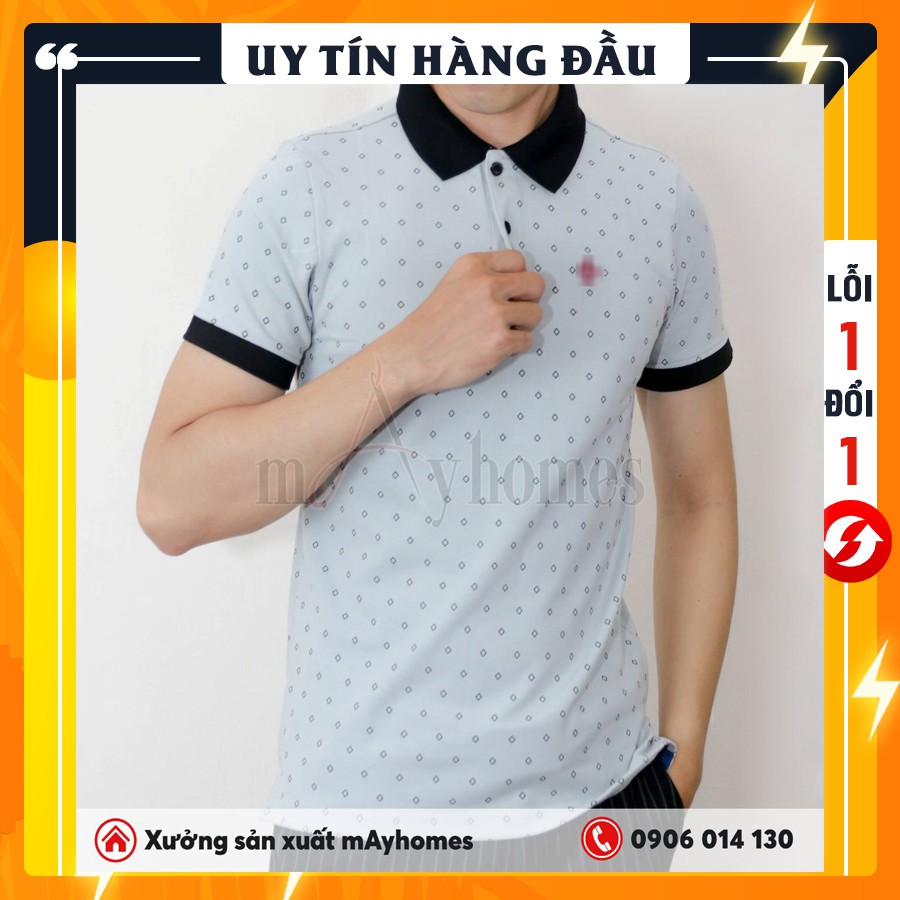 Áo thun polo cá sấu cao cấp giá rẻ, vải thấm hút mồ hôi tốt, cổ bẻ ngắn tay mã AT107 | BigBuy360 - bigbuy360.vn