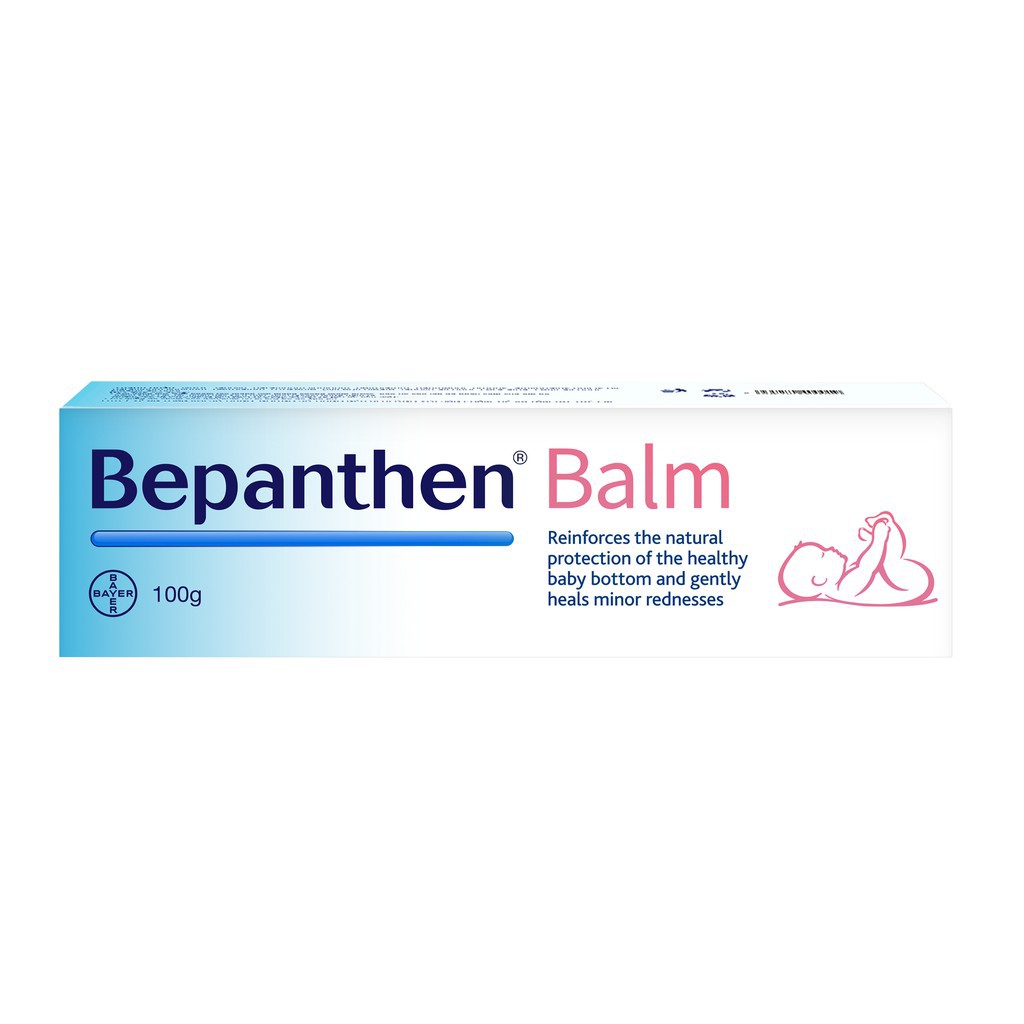 Bộ 2 Kem Chống Hăm Bepanthen Balm Dạng Kem Mỡ - Tuýp 100G + Tặng 1 Tuýp Bepanthen 100G