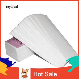 ☞RE 100Pcs Disposable Depilatory Nonwoven Strips Leg Arm Hair Wax Removal Epilator