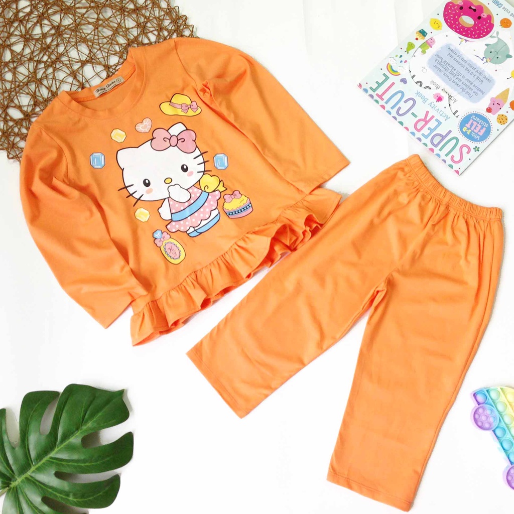 BỘ THUN TAY DÀI BÉ GÁI