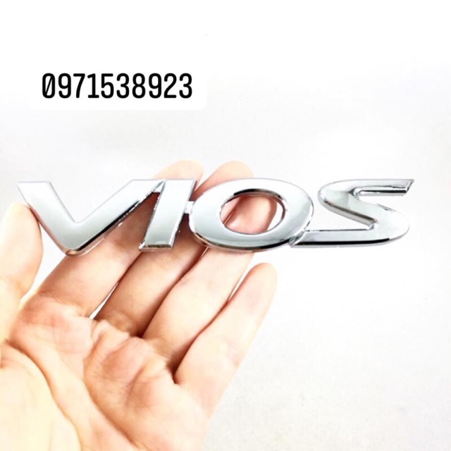 logo chữ vios cho xe toyota vios