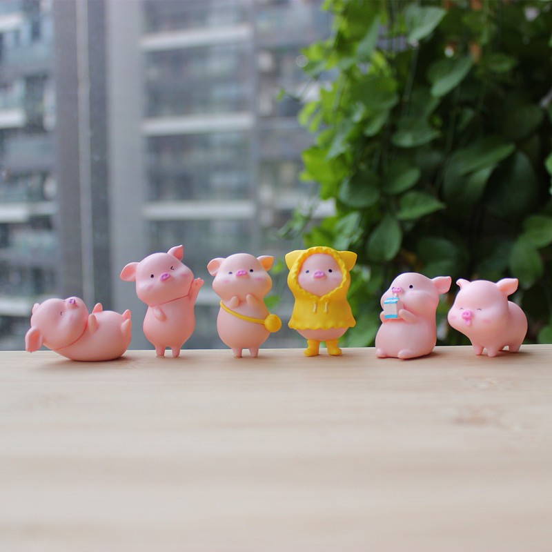SET 6 TƯỢNG HEO CON | BigBuy360 - bigbuy360.vn