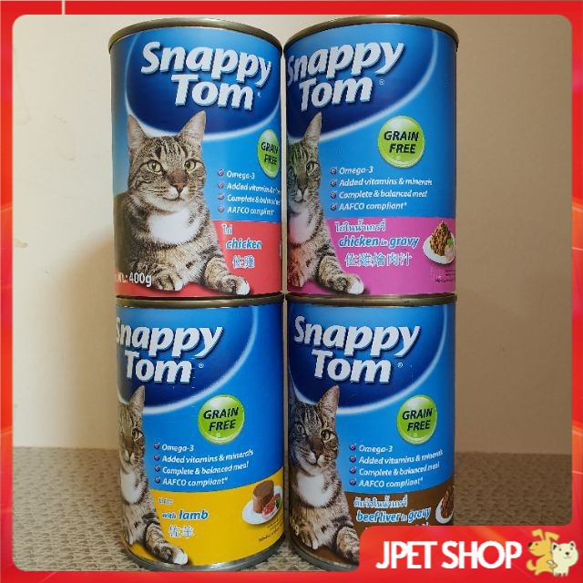 PATE CHO MÈO SNAPPY TOM LON 400g - Jpet Shop