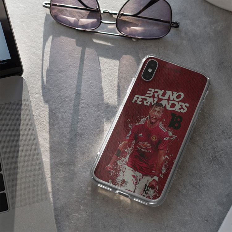 Ốp lưng ốp Iphone Bruno Fenandes Manchester United độc đáo từ 6 đến 12 MAN20210350