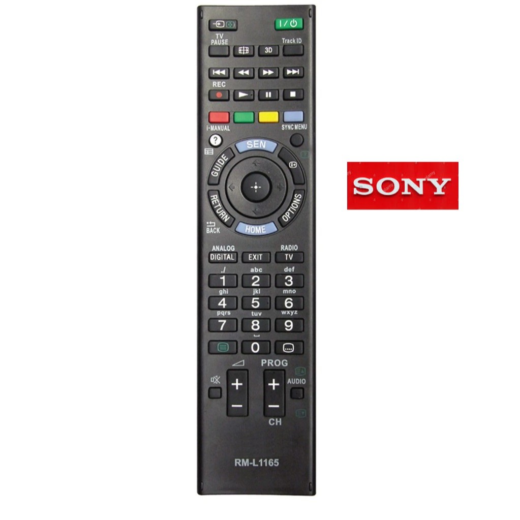 ĐIỀU KHIỂN TIVI SONY SMART RM-L1165 ,REMOTE Điều khiển từ xa tivi Sony L1165 smart internet ,Tặng kèm pin