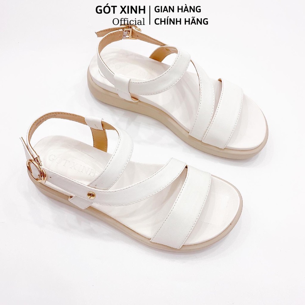 Sandal Chéo Gót Xinh GX296 Đế Bằng Cao 2cm