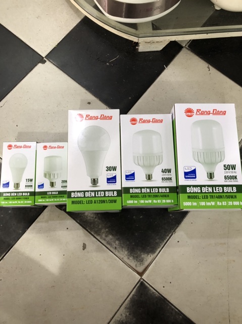 Bóng LED Rạng Đông 15w,20w,30w,40w,50w